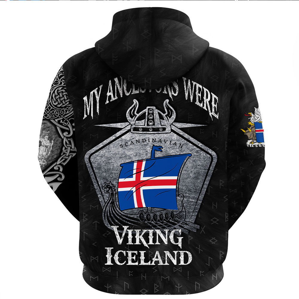 Viking Clothing Viking Iceland Drakkar Gaiter Hoodie RLT12