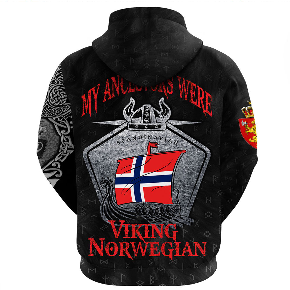 Viking Clothing Viking Norway Drakkar Gaiter Hoodie RLT12