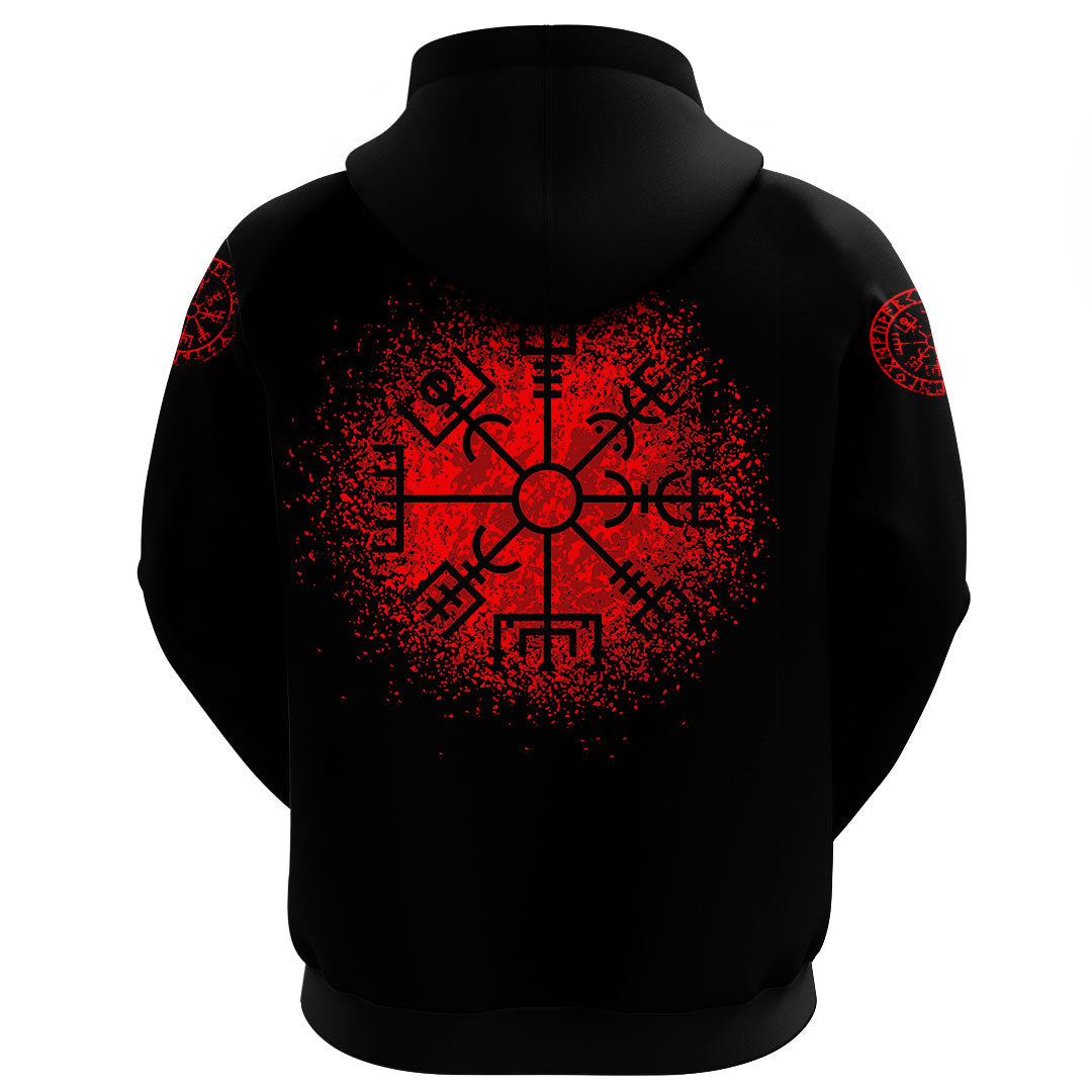 Viking Viking Raven Vegvisir Gaiter Hoodie RLT12