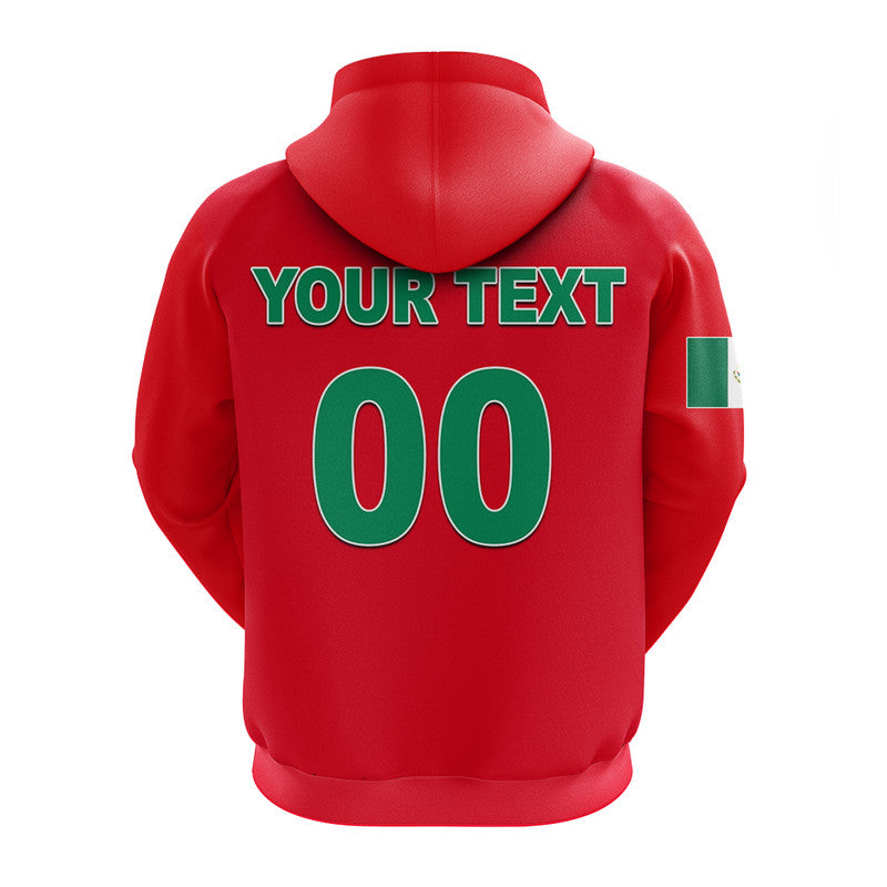 Custom Baseball 2023 Mexico Hoodie Red Style LT6