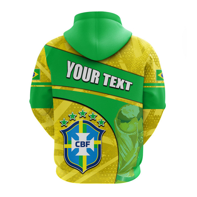 Custom Brazil Football 2022 Hoodie Basic Style LT6