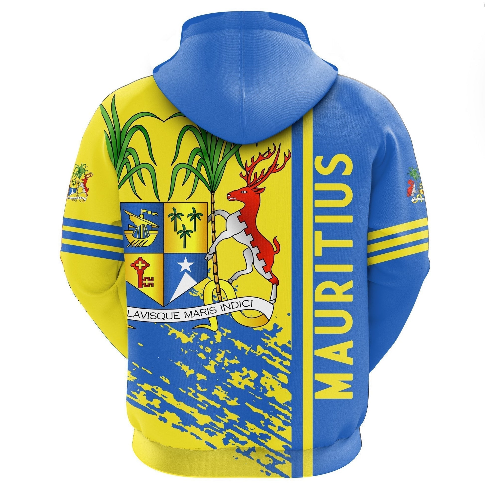 African Hoodie Mauritius Quarter Style Pullover