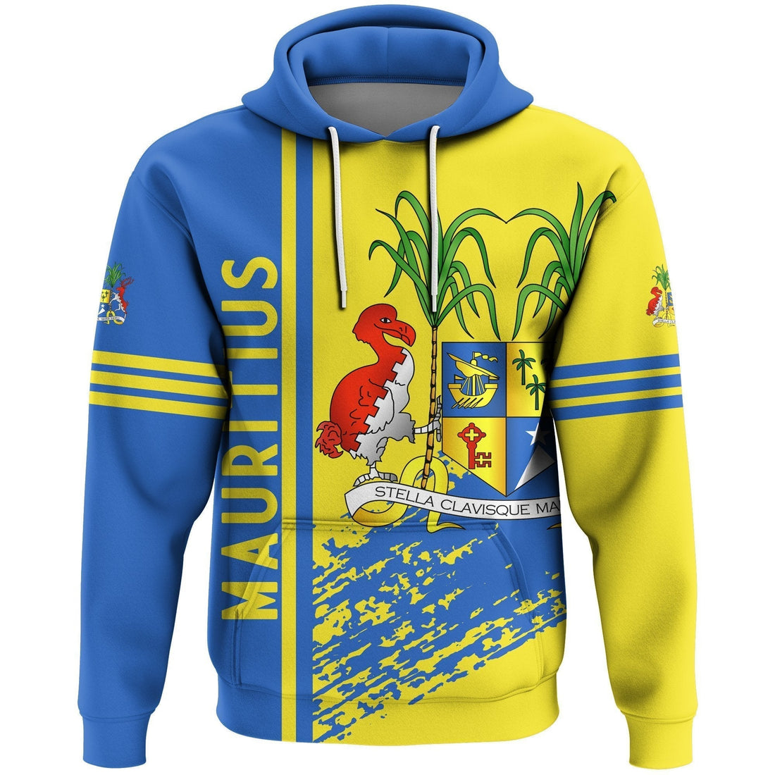 African Hoodie Mauritius Quarter Style Pullover