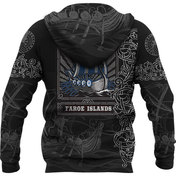 Viking Hoodie Viking Drakkar Faroe Islands Warship Hoodie RLT12