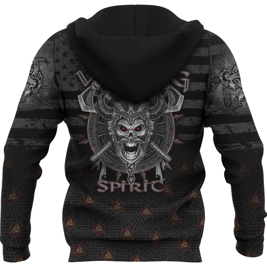 Viking Hoodie American Viking The Viking Spirit Hoodie RLT12