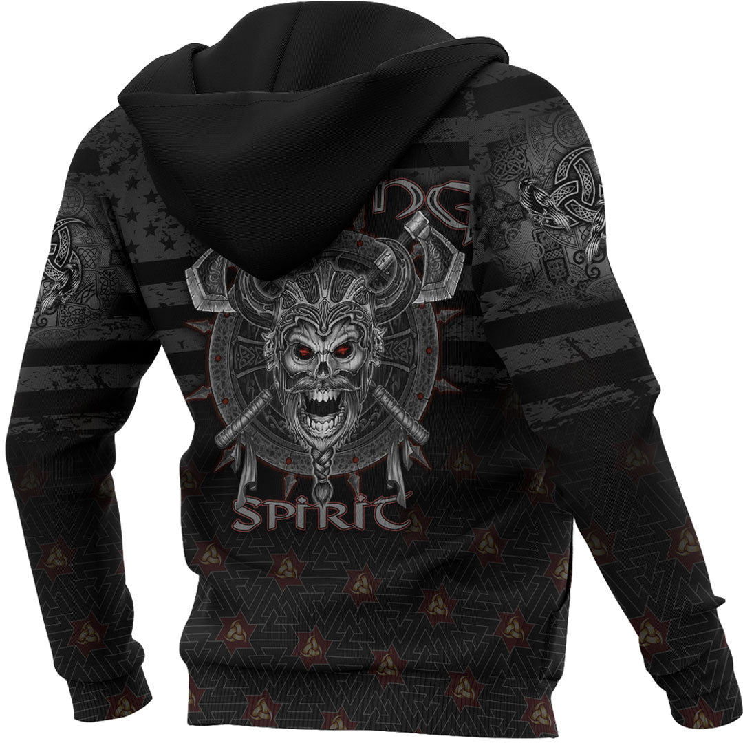 Viking Hoodie American Viking The Viking Spirit Hoodie RLT12