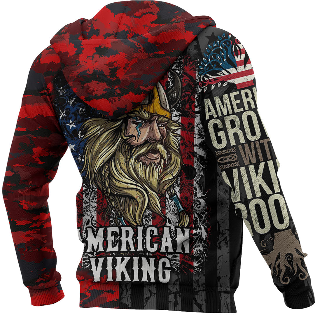 Viking Hoodie American Viking Hoodie RLT12