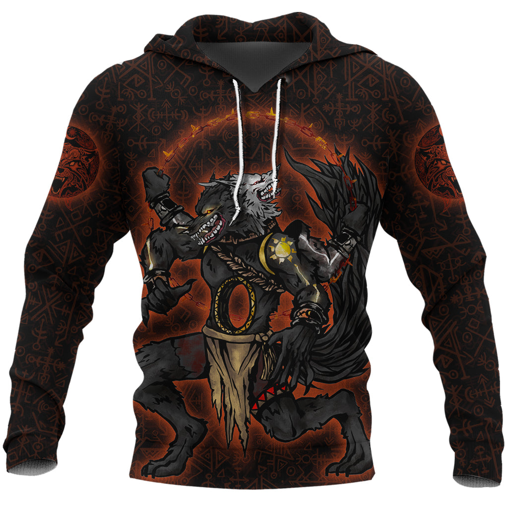 Viking Hoodie Skoll and Hati Artstation RLT12