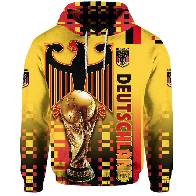 Custom Germany Deutschland Champion Qatar 2022 Hoodie LT9