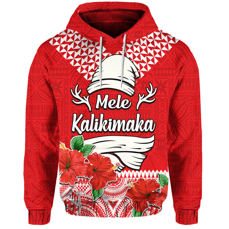 Custom Hawaii Hibiscus Flower Mele Kalikimaka Hoodie LT9