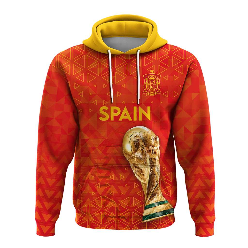 Custom Spain Football 2022 Hoodie LT2