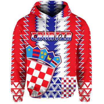 Custom Croatia Football Hoodie Sport Style LT9