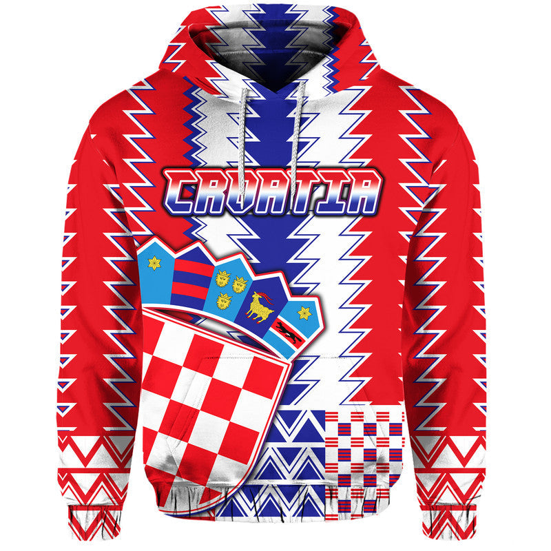 Custom Croatia Football Hoodie Sport Style LT9