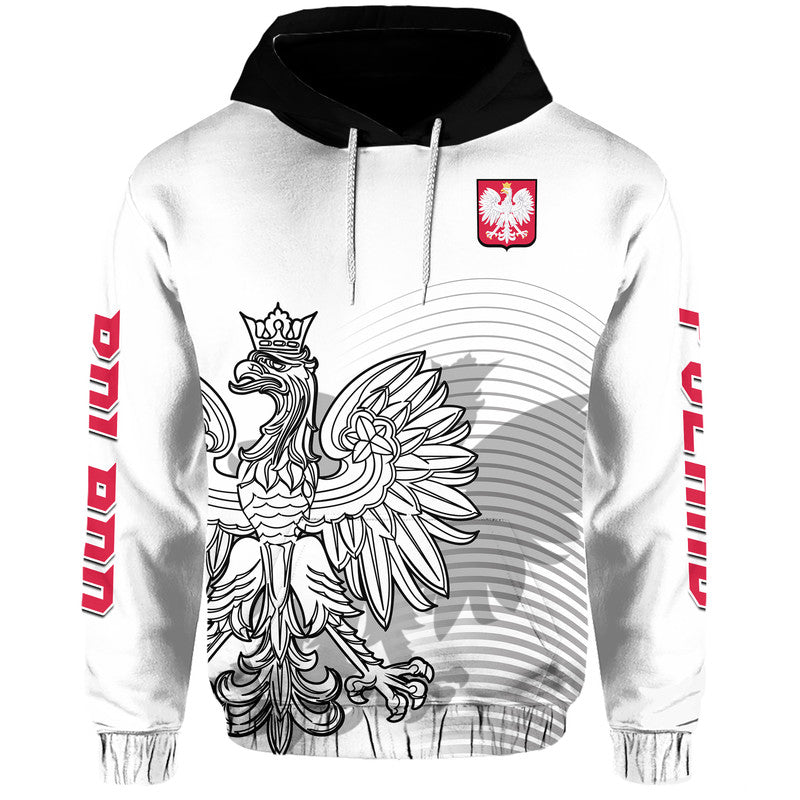 Custom Poland Football Eagles Sporty Style Hoodie LT9