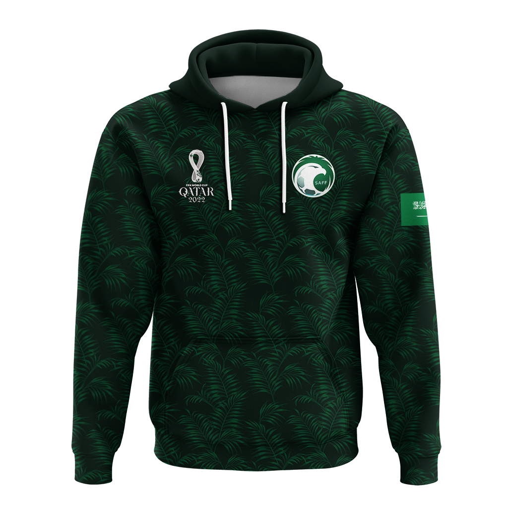Custom Saudi Arabia Football Fifa Football 2022 Hoodie LT2