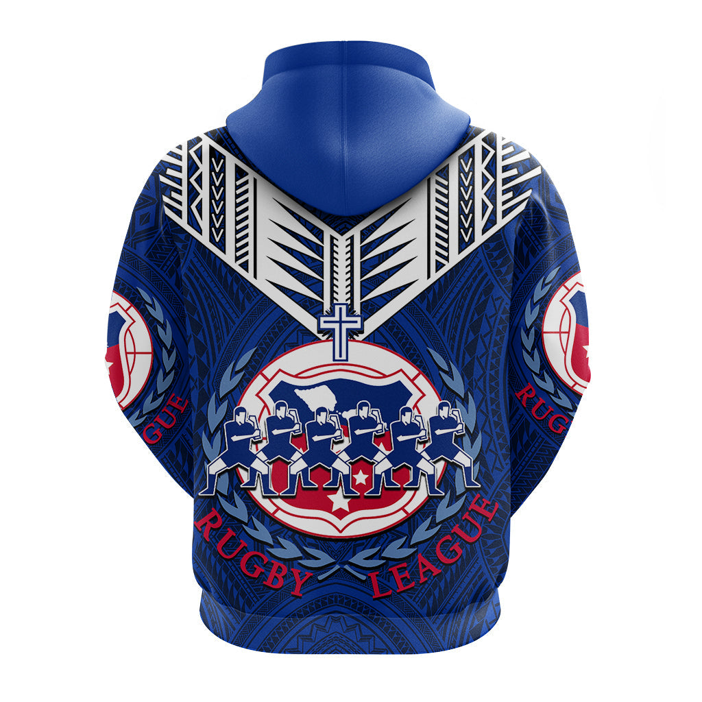 Toa Samoa Rugby Hoodie Siva Tau Jersey LT6