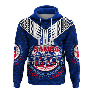 Toa Samoa Rugby Hoodie Siva Tau Jersey LT6