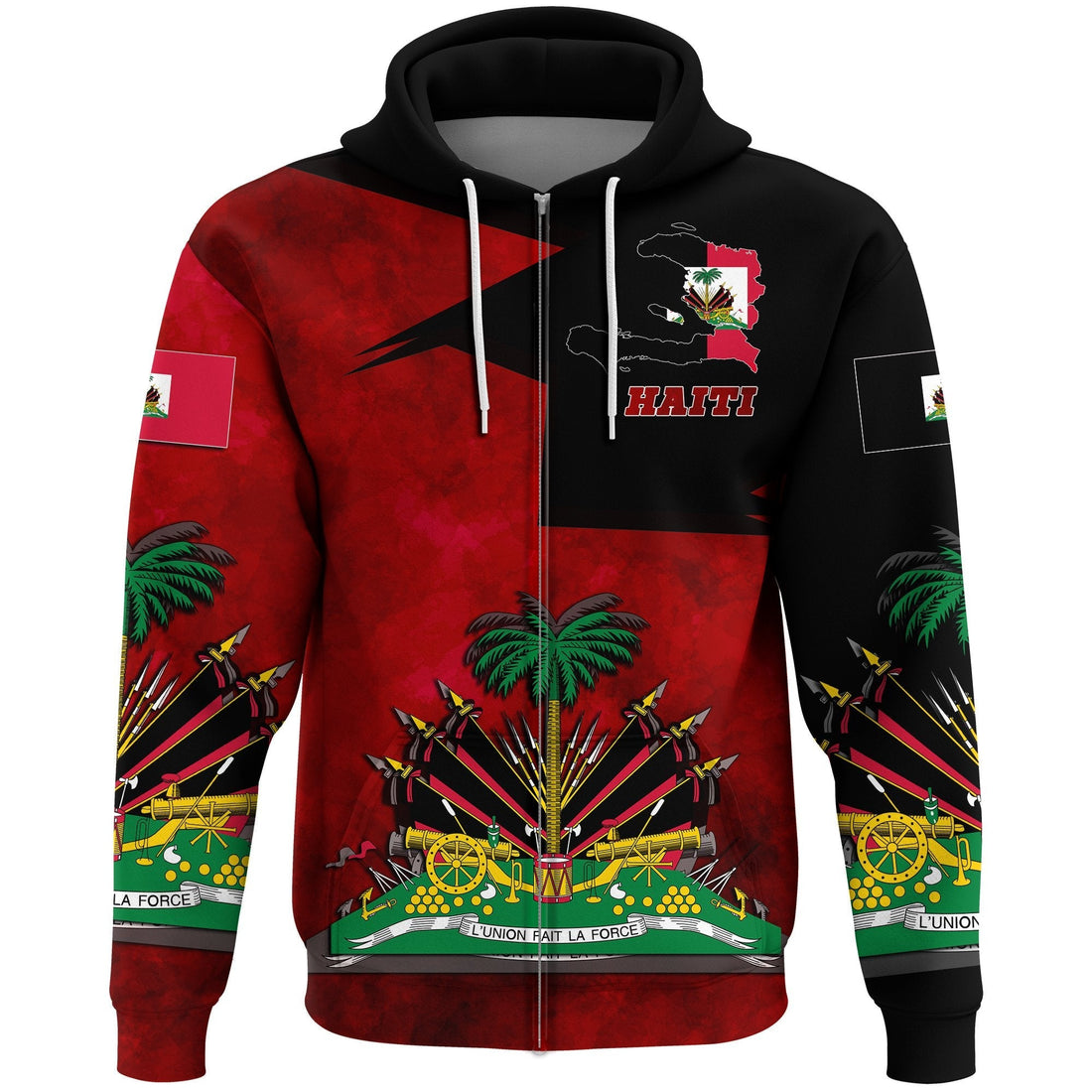 Haiti 1964 Zip Hoodie