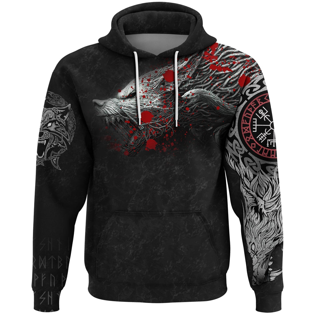 Viking Vikings Blood Hoodie Fenri Blood RLT12