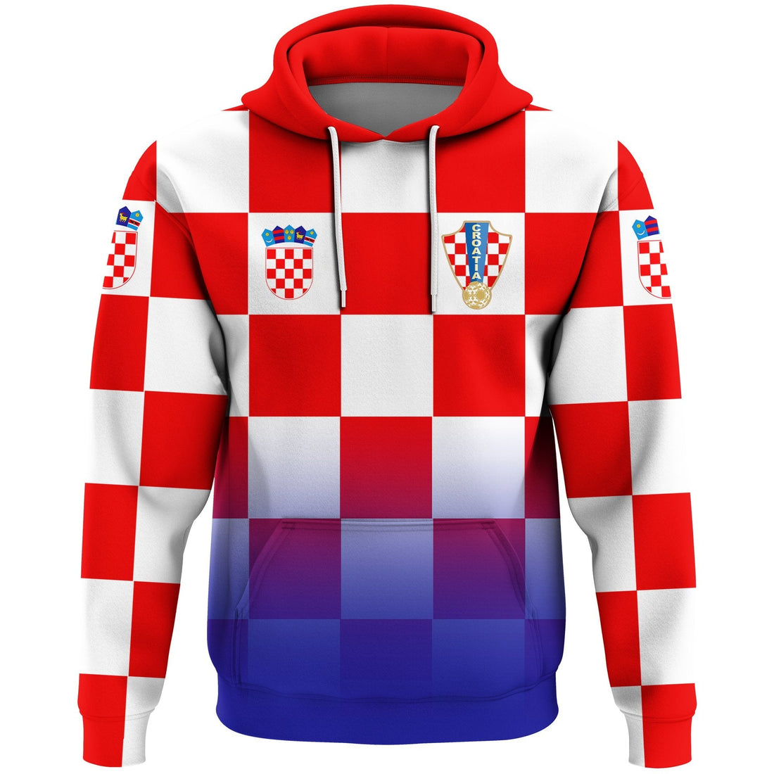 Custom Croatia Euro Hoodie Soccer