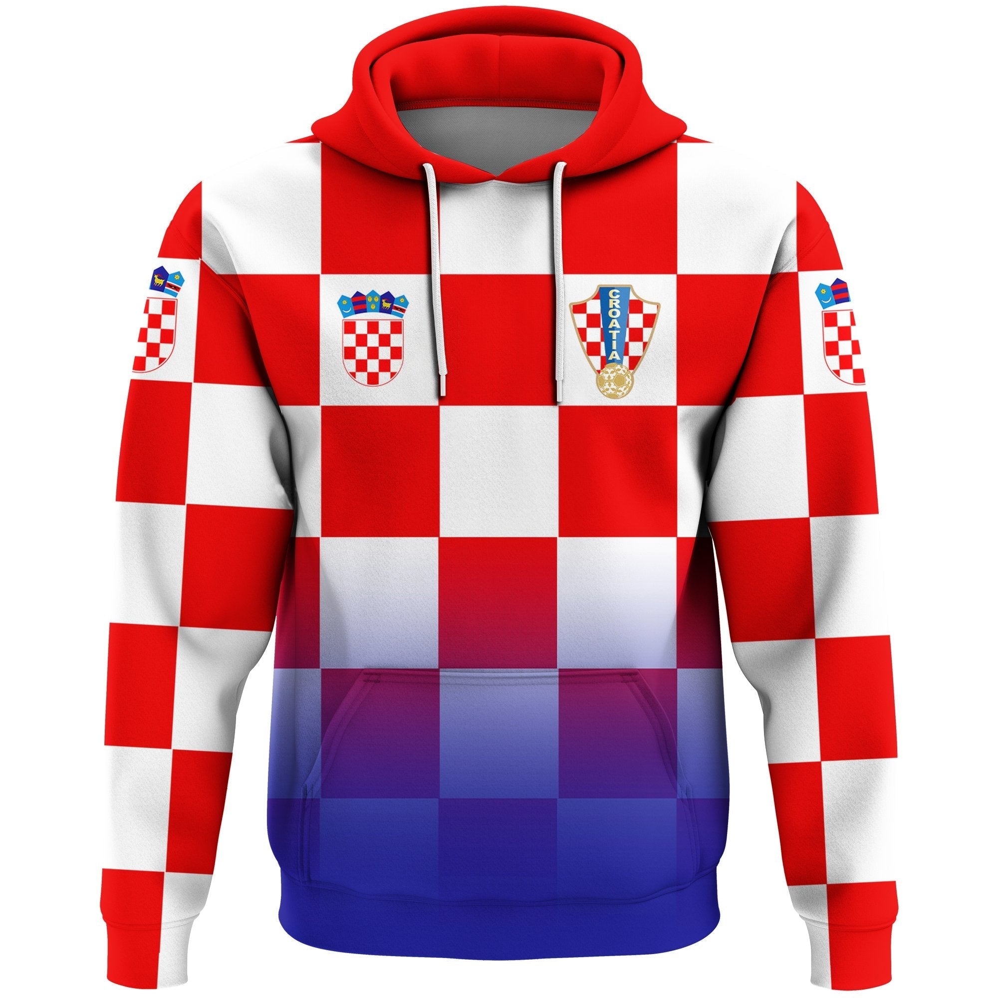 Custom Croatia Euro Hoodie Soccer