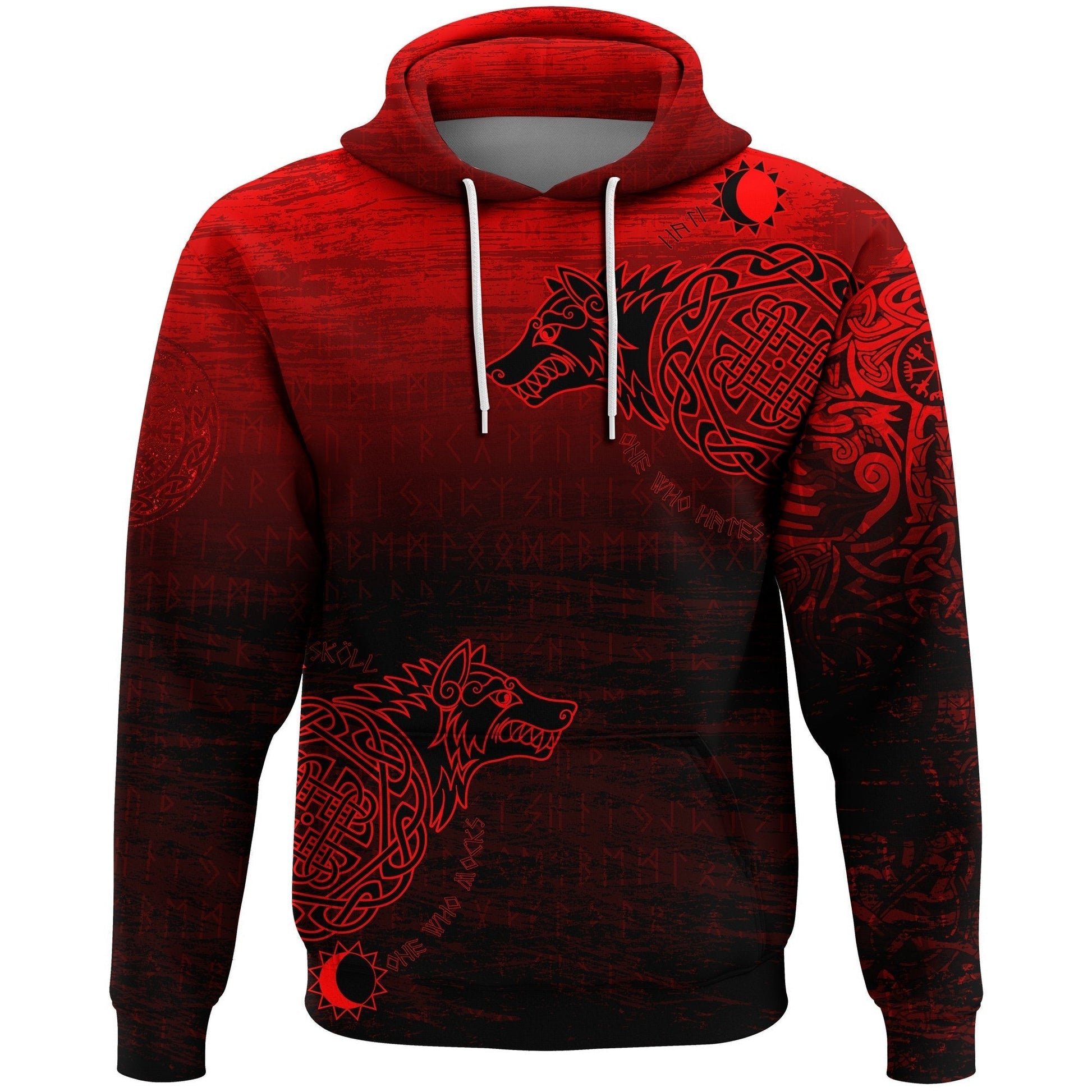 Viking Hoodie, Skoll and Hati RLT12