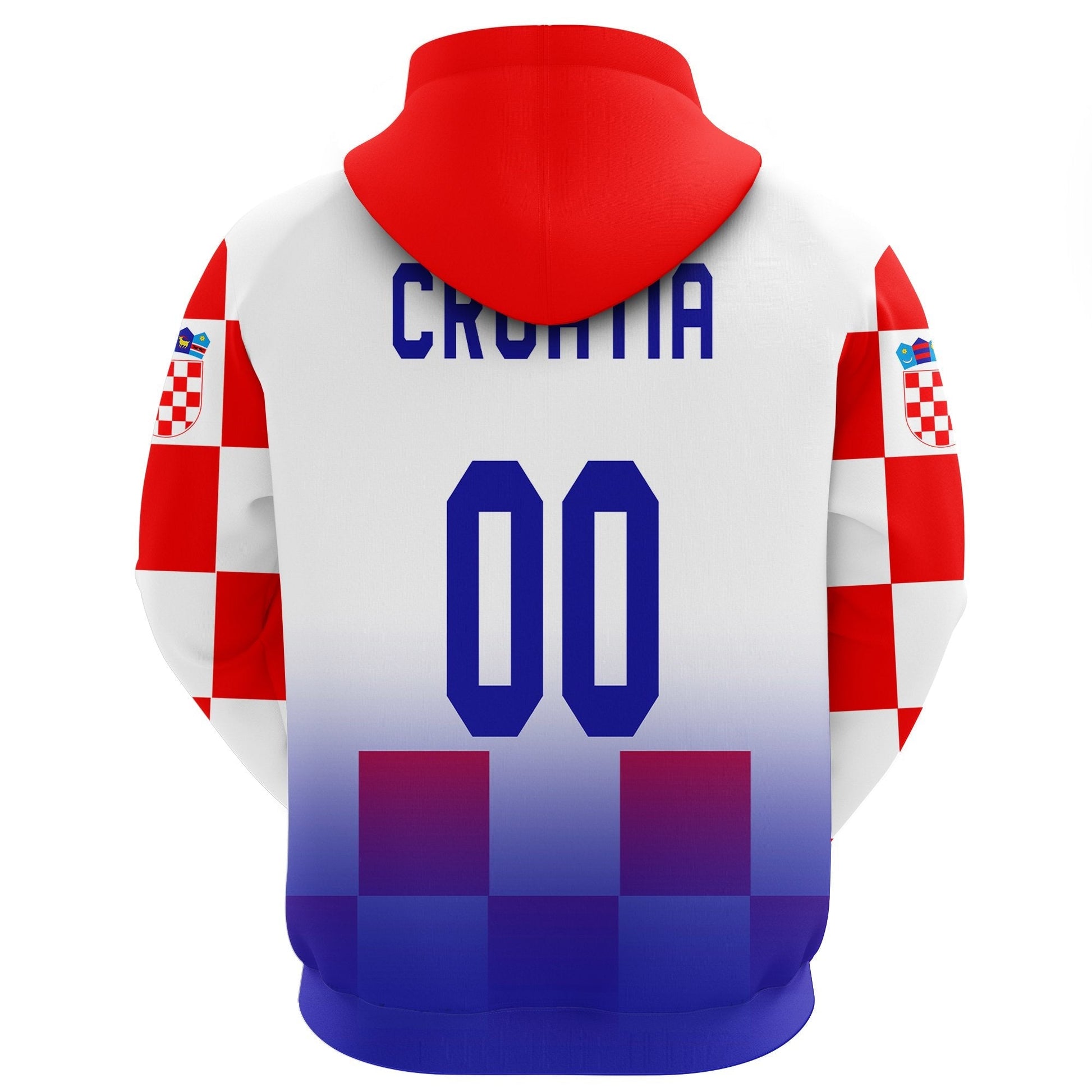 Custom Croatia Euro Hoodie Soccer