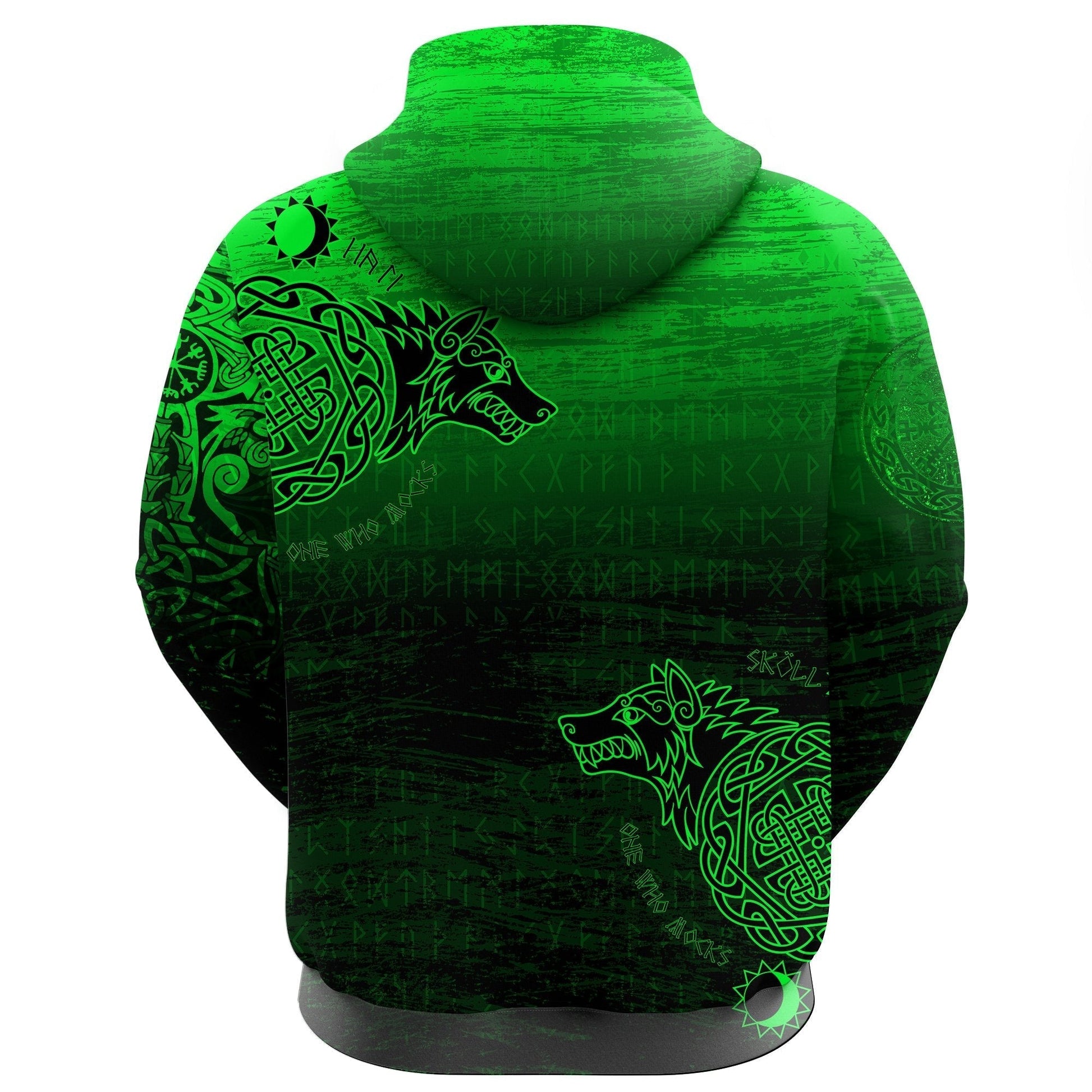 Viking Zip Hoodie, Skoll and Hati RLT12