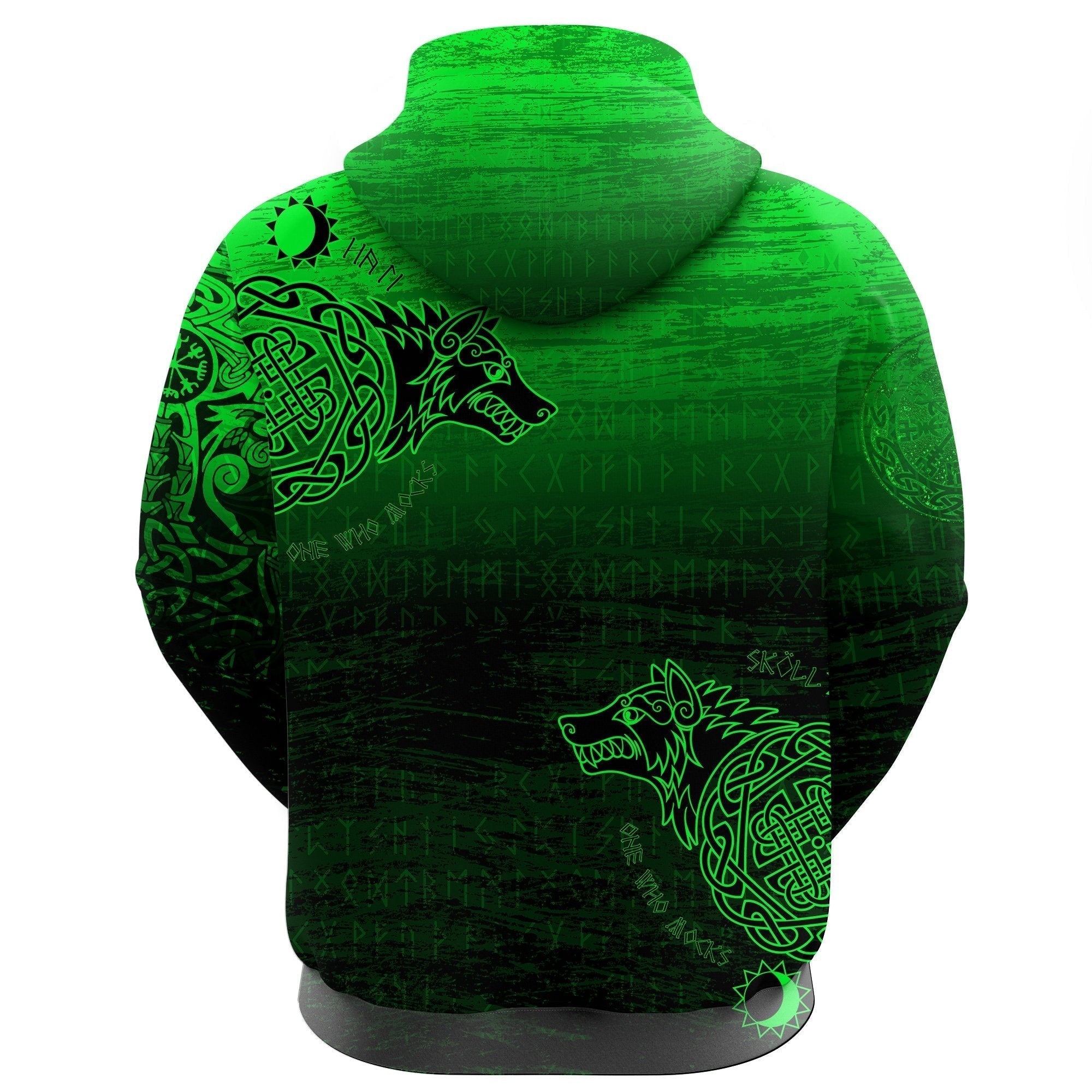 Viking Zip Hoodie, Skoll and Hati RLT12