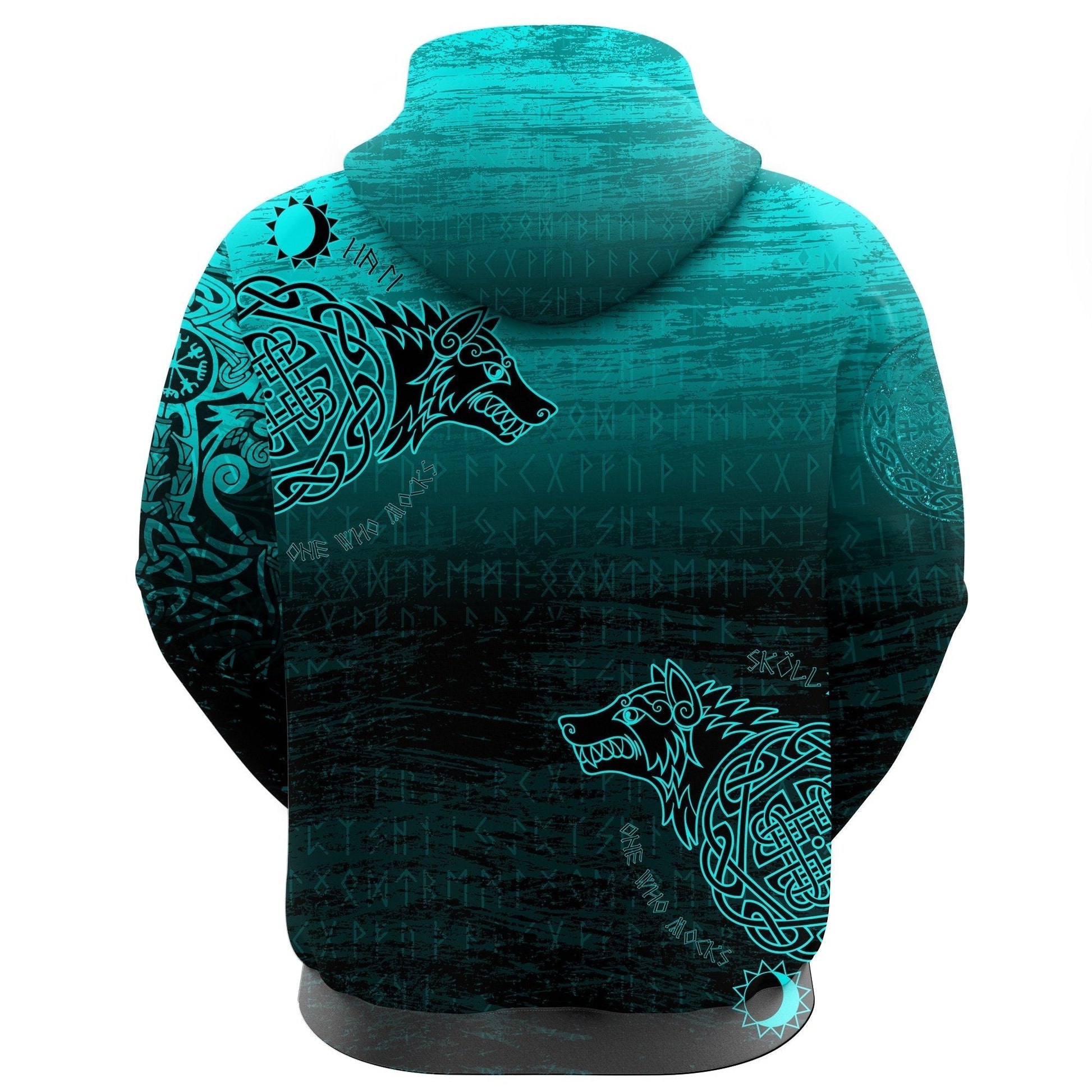 Viking Zip Hoodie, Skoll and Hati RLT12