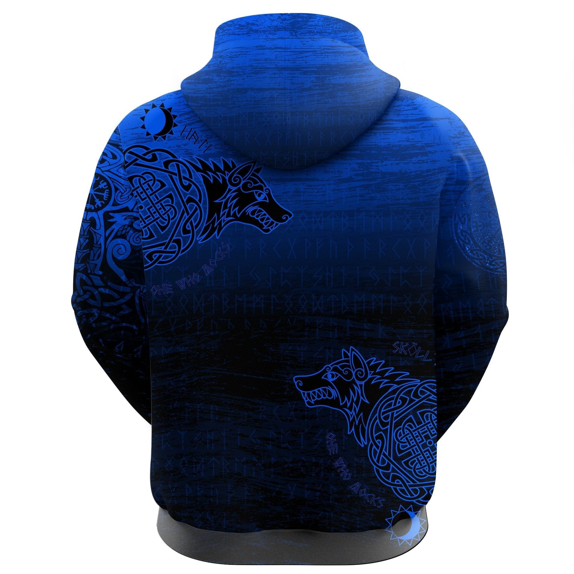 Viking Zip Hoodie, Skoll and Hati RLT12