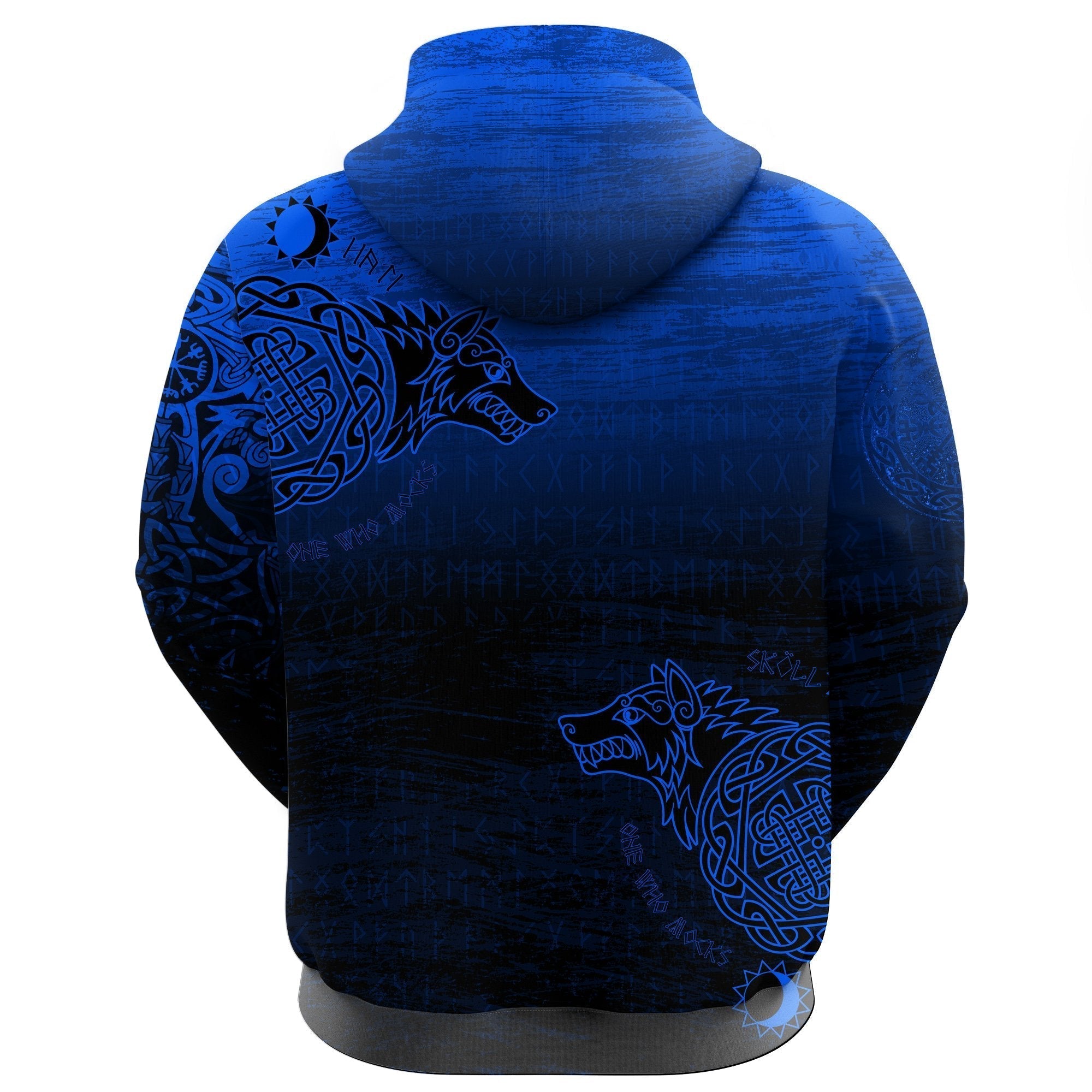 Viking Zip Hoodie, Skoll and Hati RLT12