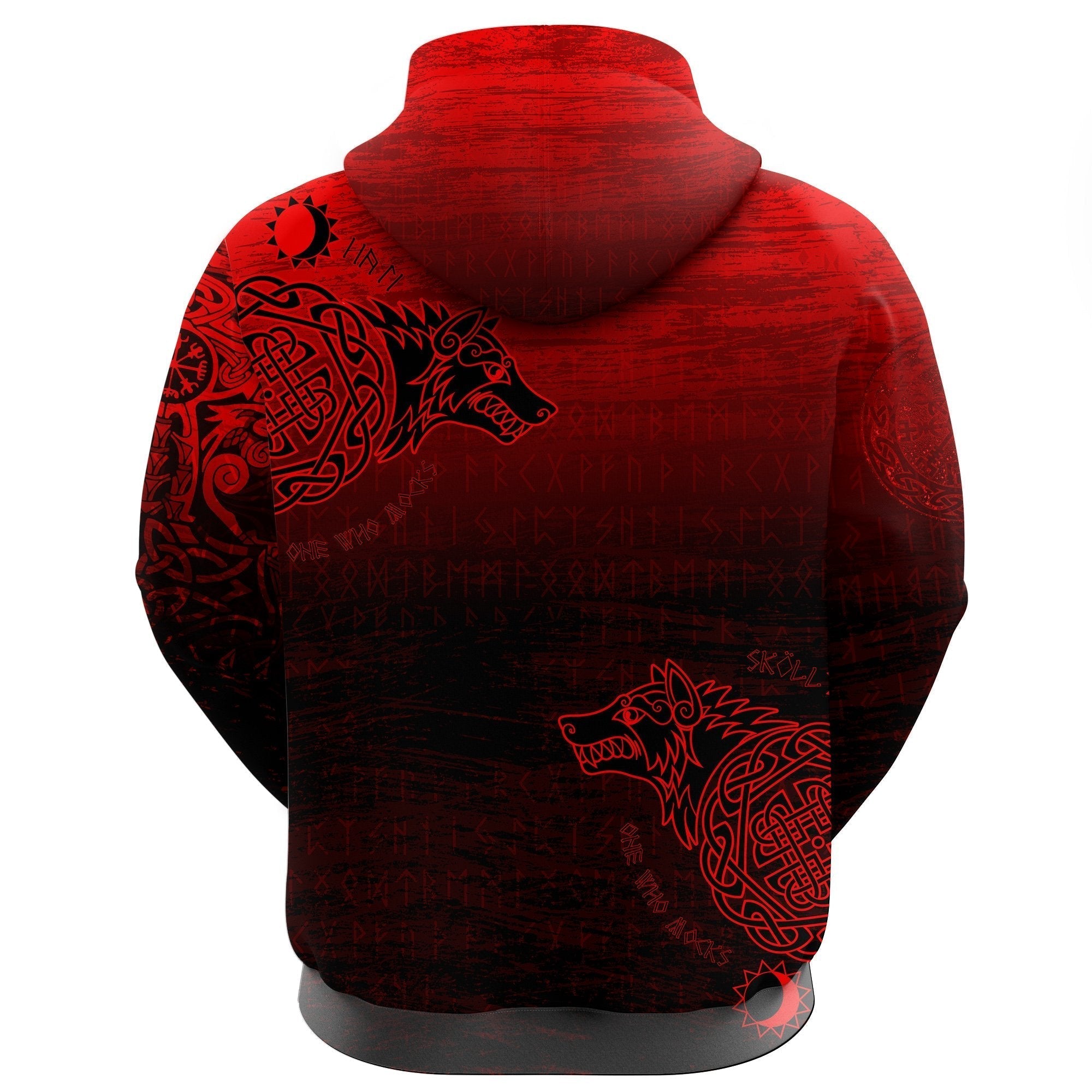 Viking Zip Hoodie, Skoll and Hati RLT12
