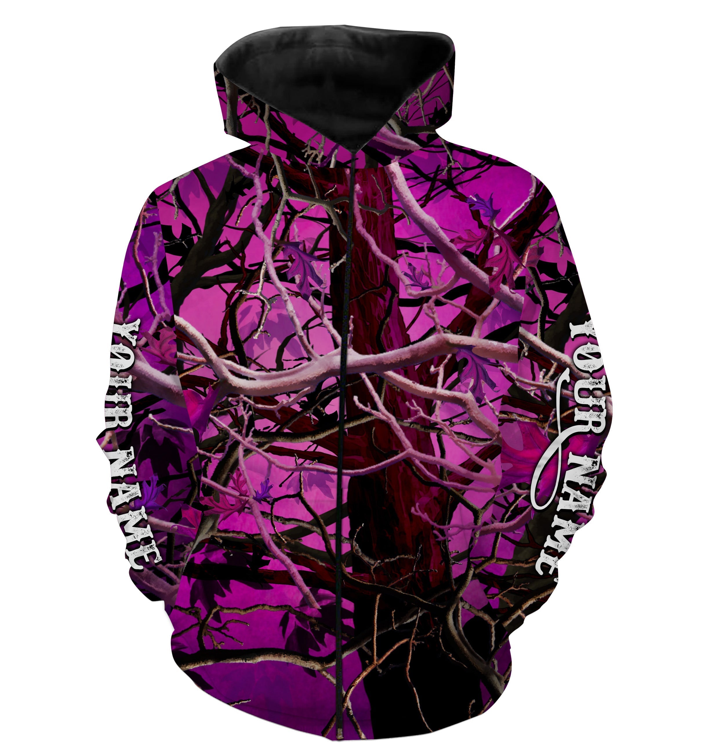 Pink Tree Camouflage Country Girl Custom All Over Printed Shirts, Pink Camo Country Shirts