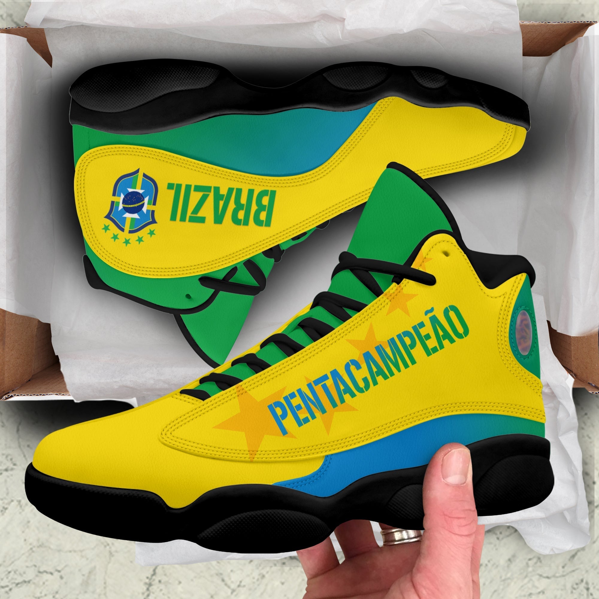 Brazil J13 Sneakers World Cup 2022 Pentacampeao LT7