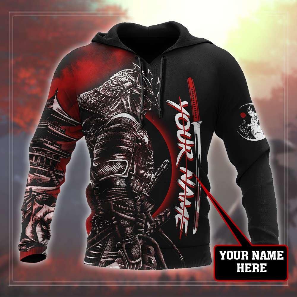 Japan Culture Samurai Tattoo Personalized Hoodie