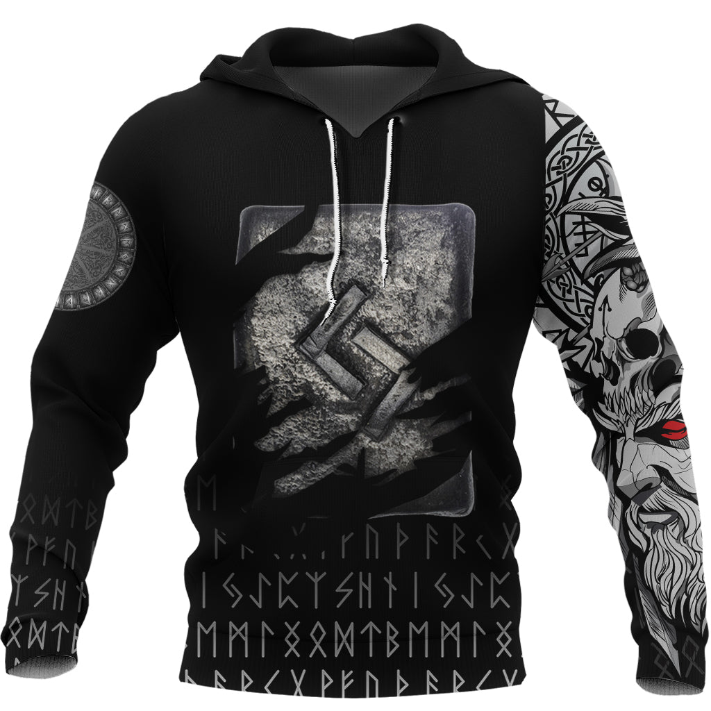 Viking Hoodie Jera Norse Runes RLT12