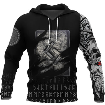 Viking Hoodie Jera Norse Runes RLT12