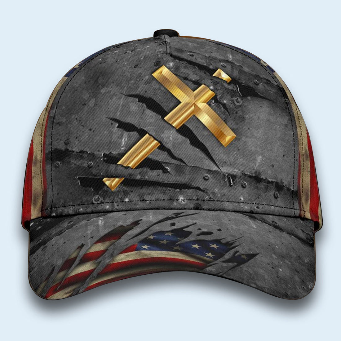 Jesus Cross America Classic Cap