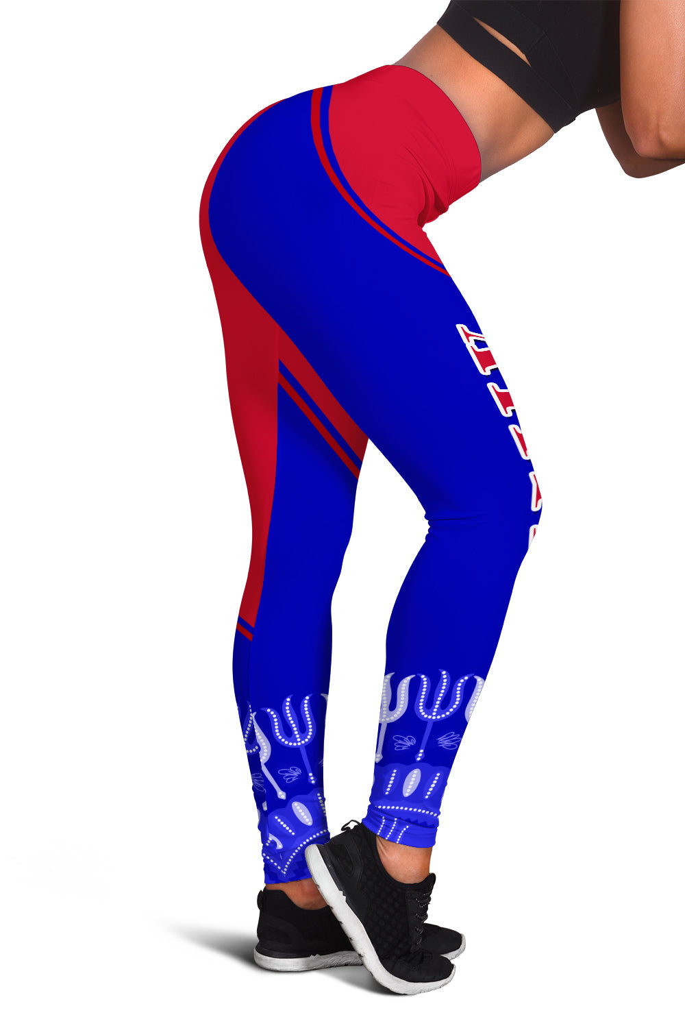 Haiti Leggings Haiti Flag Dashiki Simple Style LT14