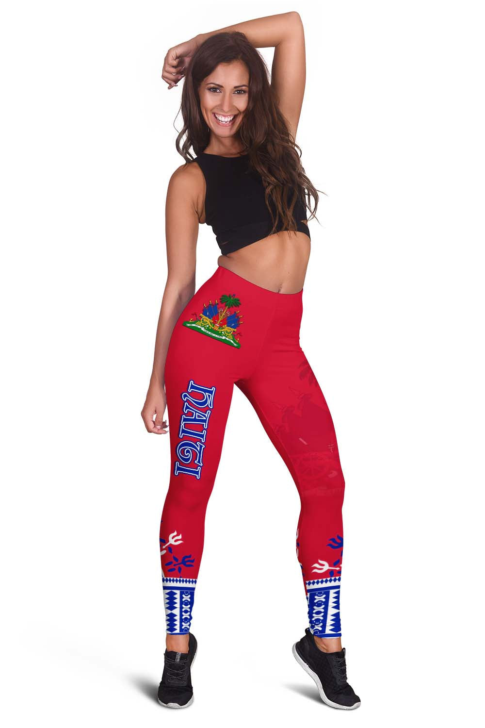 Haiti Women Leggings Dashiki Style Gorgeous LT13