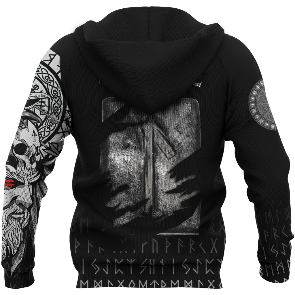 Viking Hoodie Laguz Norse Runes RLT12