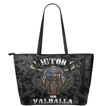 Viking Leather Tote Victory or Valhalla Leather Tote RLT12