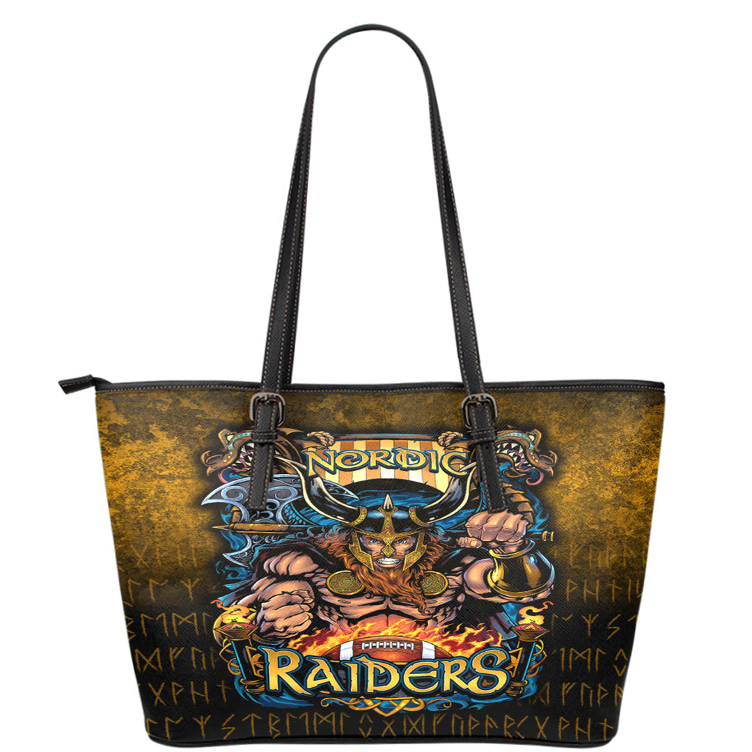 Viking Leather Tote Viking Nordic Raiders Leather Tote RLT12