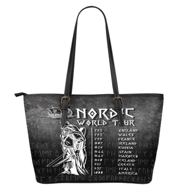 Viking Leather Tote Nordic World Tour Leather Tote RLT12