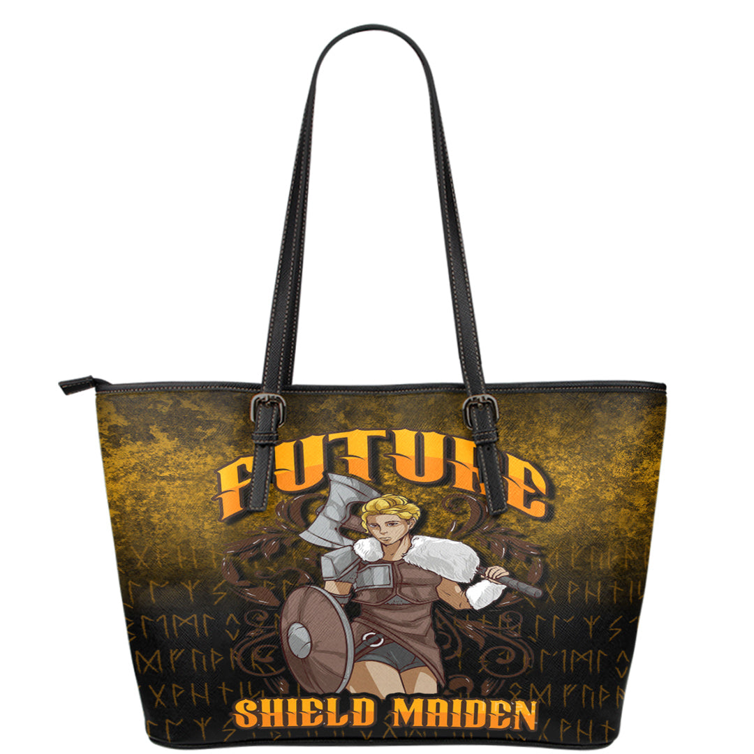Viking Leather Tote Viking Future Shield Maiden Leather Tote RLT12