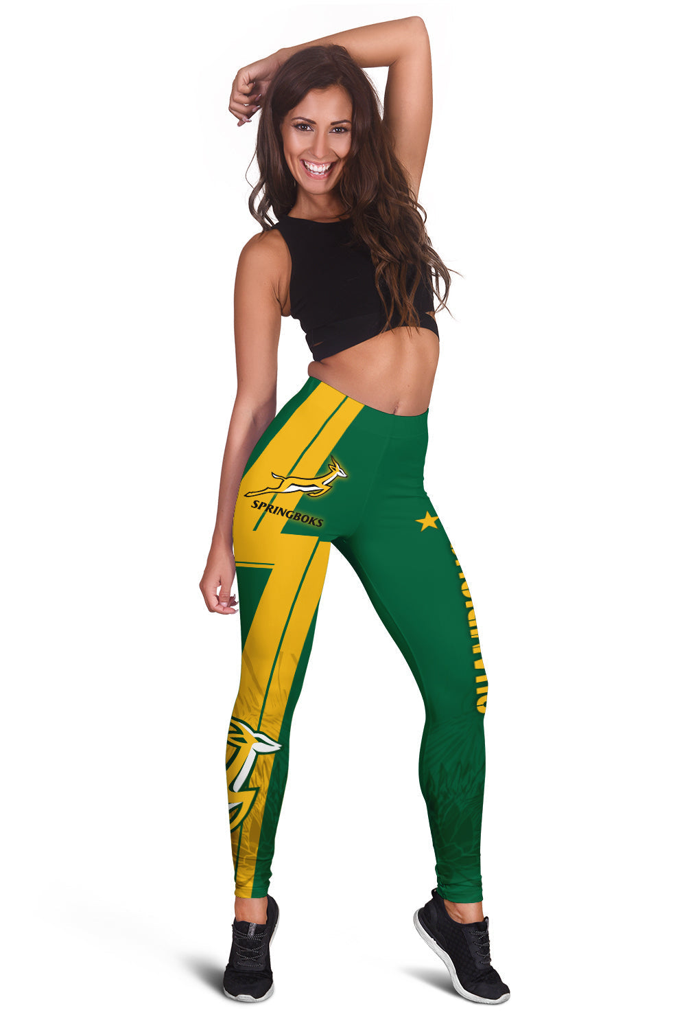 South Africa Leggings Rugby 7s 2022 Champion Springboks LT7