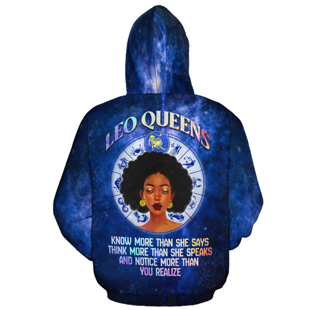 African Hoodie Leo Queen Hoodie