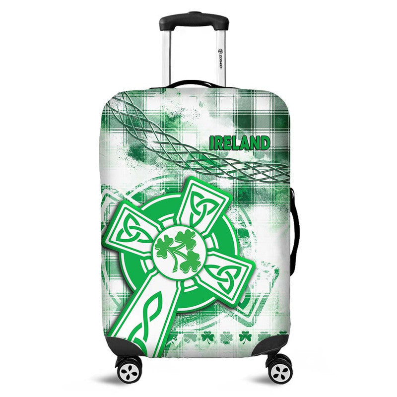 Ireland Cross Cricket Team Luggage Cover Celtic Irish Green Pattern Unique No1 LT9