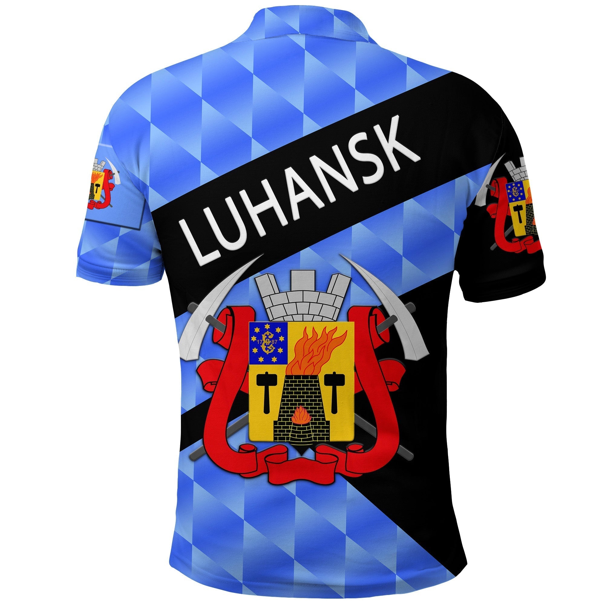 Ukraine Luhansk Polo Shirt Sporty Style LT8